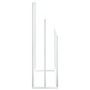 Free-standing white iron towel rack 48x24x79 cm by vidaXL, Towel racks - Ref: Foro24-343091, Price: 51,85 €, Discount: %