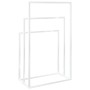 Free-standing white iron towel rack 48x24x79 cm by vidaXL, Towel racks - Ref: Foro24-343091, Price: 51,85 €, Discount: %