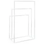 Free-standing white iron towel rack 48x24x79 cm by vidaXL, Towel racks - Ref: Foro24-343091, Price: 50,97 €, Discount: %