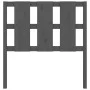 Cabecero de cama madera maciza de pino gris 95,5x4x100 cm de vidaXL, Cabeceros y pies de cama - Ref: Foro24-817972, Precio: 2...