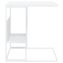 Mesa auxiliar de madera contrachapada blanco 55x36x59,5 cm de vidaXL, Mesas de centro - Ref: Foro24-343107, Precio: 32,43 €, ...
