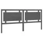 Solid gray pine wood bed headboard 205.5x4x100 cm by vidaXL, Headboards and footboards - Ref: Foro24-817962, Price: 67,12 €, ...