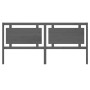 Cabecero de cama madera maciza de pino gris 205,5x4x100 cm de vidaXL, Cabeceros y pies de cama - Ref: Foro24-817962, Precio: ...