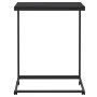 Black plywood side table with wheels 55x35x70 cm by vidaXL, Coffee table - Ref: Foro24-343101, Price: 39,85 €, Discount: %