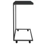 Black plywood side table with wheels 55x35x70 cm by vidaXL, Coffee table - Ref: Foro24-343101, Price: 39,85 €, Discount: %