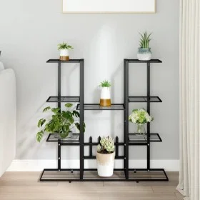 Black iron flower stand 94.5x25x89 cm by vidaXL, Pot stands - Ref: Foro24-343119, Price: 57,26 €, Discount: %