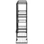 Flower stand with black iron wheels 94.5x24.5x91.5 cm by vidaXL, Pot stands - Ref: Foro24-343121, Price: 65,75 €, Discount: %