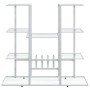 Blumenständer aus weißem Eisen, 94,5 x 25 x 89 cm von vidaXL, Topfständer - Ref: Foro24-343120, Preis: 59,30 €, Rabatt: %