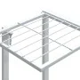 White iron flower stand 94.5x25x89 cm by vidaXL, Pot stands - Ref: Foro24-343120, Price: 58,48 €, Discount: %