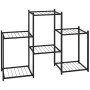 Blumenständer aus schwarzem Eisen, 83x25x60 cm von vidaXL, Topfständer - Ref: Foro24-343125, Preis: 46,56 €, Rabatt: %