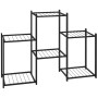 Blumenständer aus schwarzem Eisen, 83x25x60 cm von vidaXL, Topfständer - Ref: Foro24-343125, Preis: 46,56 €, Rabatt: %