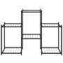 Blumenständer aus schwarzem Eisen, 83x25x60 cm von vidaXL, Topfständer - Ref: Foro24-343125, Preis: 46,56 €, Rabatt: %