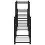 Blumenständer aus schwarzem Eisen, 83x25x60 cm von vidaXL, Topfständer - Ref: Foro24-343125, Preis: 46,56 €, Rabatt: %