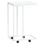 White plywood side table with wheels 40x30x63.5 cm by vidaXL, Coffee table - Ref: Foro24-343099, Price: 35,96 €, Discount: %