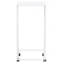 White plywood side table with wheels 40x30x63.5 cm by vidaXL, Coffee table - Ref: Foro24-343099, Price: 35,96 €, Discount: %