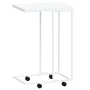 White plywood side table with wheels 40x30x63.5 cm by vidaXL, Coffee table - Ref: Foro24-343099, Price: 35,96 €, Discount: %