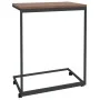 Side table with black engineered wood wheels 55x35x70 cm by vidaXL, Coffee table - Ref: Foro24-343100, Price: 41,01 €, Discou...