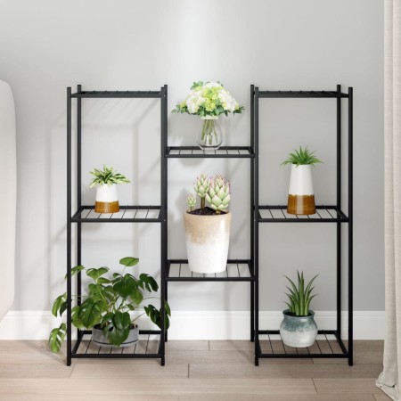 Blumenständer aus schwarzem Eisen, 83x25x80 cm von vidaXL, Topfständer - Ref: Foro24-343127, Preis: 47,21 €, Rabatt: %