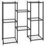 Black iron flower stand 83x25x80 cm by vidaXL, Pot stands - Ref: Foro24-343127, Price: 46,56 €, Discount: %