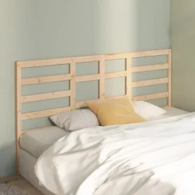 Solid pine wood bed headboard 206x4x104 cm by vidaXL, Headboards and footboards - Ref: Foro24-818160, Price: 39,48 €, Discoun...
