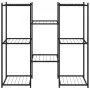 Black iron flower stand 83x25x80 cm by vidaXL, Pot stands - Ref: Foro24-343127, Price: 46,56 €, Discount: %