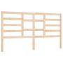 Bettkopfteil aus massivem Kiefernholz, 206 x 4 x 104 cm von vidaXL, Kopf- und Fußteile - Ref: Foro24-818160, Preis: 39,94 €, ...