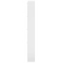 Mueble zapatero madera contrachapada blanco brillo 59x17x150 cm de vidaXL, Zapateros y organizadores de calzado - Ref: Foro24...