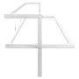 White iron towel rack 95x25x22 cm by vidaXL, Towel racks - Ref: Foro24-343093, Price: 38,36 €, Discount: %