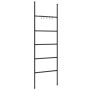 Ladder towel rack with 5 levels, black iron, 58x175 cm. by vidaXL, Towel racks - Ref: Foro24-343114, Price: 41,89 €, Discount: %