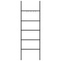 Ladder towel rack with 5 levels, black iron, 58x175 cm. by vidaXL, Towel racks - Ref: Foro24-343114, Price: 41,89 €, Discount: %