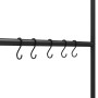 Ladder towel rack with 5 levels, black iron, 58x175 cm. by vidaXL, Towel racks - Ref: Foro24-343114, Price: 41,89 €, Discount: %