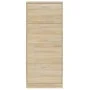 Schuhschrank aus eichenfarbigem Sperrholz 59x17x150 cm von vidaXL, Schuhregale und Schuhorganisatoren - Ref: Foro24-342519, P...