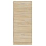 Shoe cabinet made of plywood in oak color, measuring 59x17x150 cm. by vidaXL, Shoe racks and shoe organizers - Ref: Foro24-34...