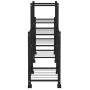 Soporte para flores con ruedas hierro negro 83x25x63,5 cm de vidaXL, Soportes para macetas - Ref: Foro24-343126, Precio: 45,5...