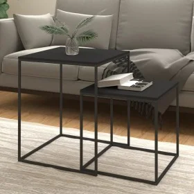 2-piece plywood and metal coffee table set by vidaXL, Coffee table - Ref: Foro24-343113, Price: 54,75 €, Discount: %