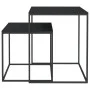 2-piece plywood and metal coffee table set by vidaXL, Coffee table - Ref: Foro24-343113, Price: 54,62 €, Discount: %
