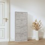 Schuhschrank aus grauem Beton-Sperrholz 59x17x150 cm. von vidaXL, Schuhregale und Schuhorganisatoren - Ref: Foro24-342521, Pr...
