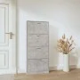 Schuhschrank aus grauem Beton-Sperrholz 59x17x150 cm. von vidaXL, Schuhregale und Schuhorganisatoren - Ref: Foro24-342521, Pr...