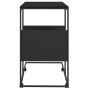 Beistelltisch mit Rädern schwarz Holzwerkstoff 55x36x63,5 cm von vidaXL, Couchtisch - Ref: Foro24-343109, Preis: 40,69 €, Rab...