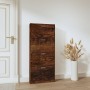 Schuhschrank aus geräucherter Eichen-Sperrholz 59x17x150 cm. von vidaXL, Schuhregale und Schuhorganisatoren - Ref: Foro24-342...