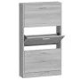 Schuhschrank aus grauem Sonoma-Sperrholz, 59 x 17 x 108 cm von vidaXL, Schuhregale und Schuhorganisatoren - Ref: Foro24-34253...