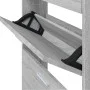 Schuhschrank aus grauem Sonoma-Sperrholz, 59 x 17 x 108 cm von vidaXL, Schuhregale und Schuhorganisatoren - Ref: Foro24-34253...