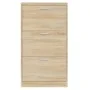 Shoe rack made of plywood in oak color, measuring 59x17x108 cm. by vidaXL, Shoe racks and shoe organizers - Ref: Foro24-34252...
