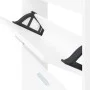 Weißer Schuhschrank aus Sperrholz, 59 x 17 x 150 cm von vidaXL, Schuhregale und Schuhorganisatoren - Ref: Foro24-342518, Prei...