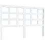 Bettkopfteil aus massivem weißem Kiefernholz, 145,5 x 4 x 100 cm von vidaXL, Kopf- und Fußteile - Ref: Foro24-817891, Preis: ...