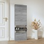 Sonoma gray plywood shoe cabinet 59x17x169 cm by vidaXL, Shoe racks and shoe organizers - Ref: Foro24-342516, Price: 135,57 €...