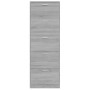 Sonoma gray plywood shoe cabinet 59x17x169 cm by vidaXL, Shoe racks and shoe organizers - Ref: Foro24-342516, Price: 135,57 €...