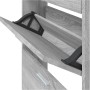 Sonoma gray plywood shoe cabinet 59x17x169 cm by vidaXL, Shoe racks and shoe organizers - Ref: Foro24-342516, Price: 135,57 €...