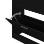 Black plywood shoe cabinet 63x24x81 cm by vidaXL, Shoe racks and shoe organizers - Ref: Foro24-342558, Price: 85,52 €, Discou...