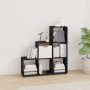Estantería forma de escalera madera contrachapada negro de vidaXL, Librerías y estanterías - Ref: Foro24-342603, Precio: 76,05 €